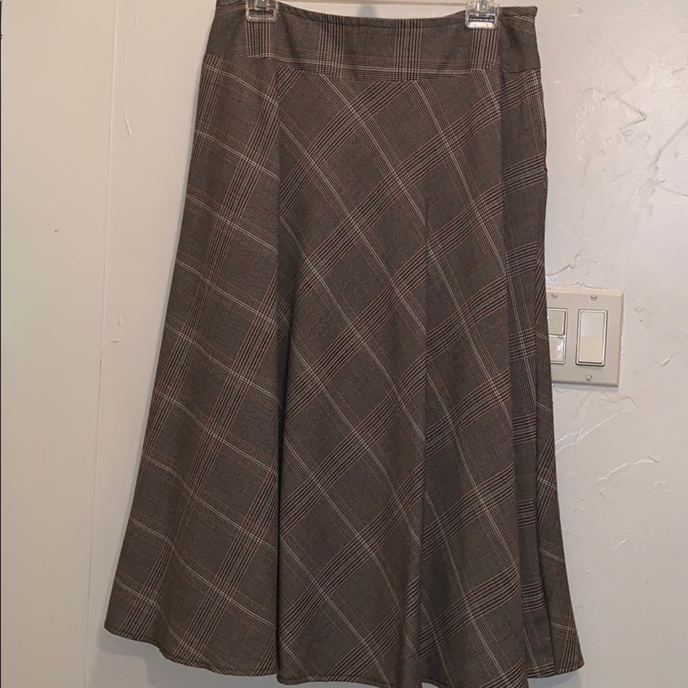 Plaid skirt by dressbarn